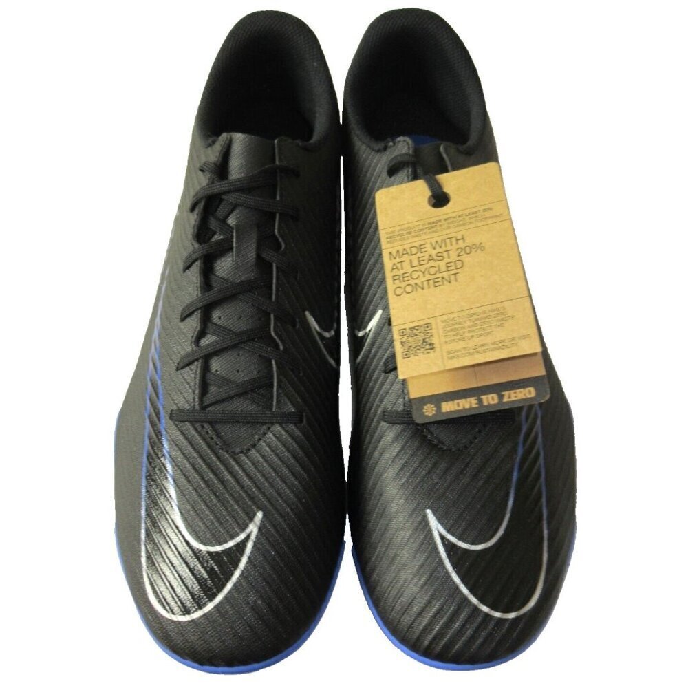 Nike Men's Vapor 15 Club FG/MG Soccer Cleats Black Chrome Hyper Royal Size 12 - Picture 3 of 5